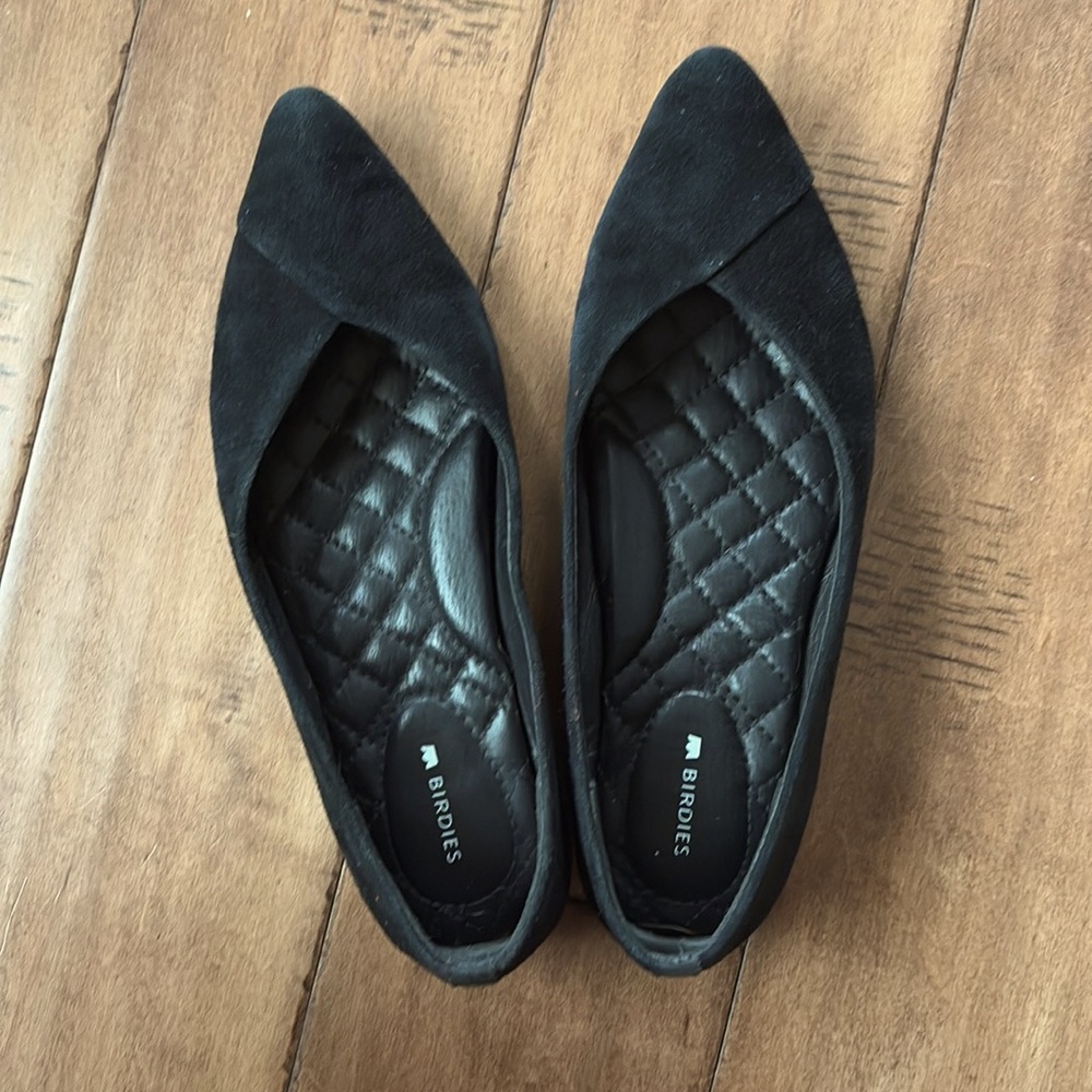 Birdies Goldfinch Suede Flats